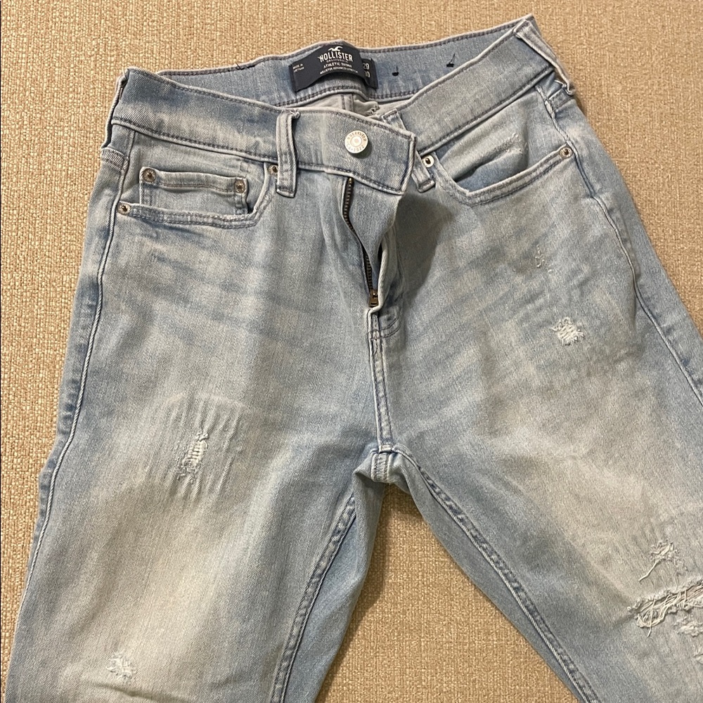Hollister Faded Blue Skinny Jeans